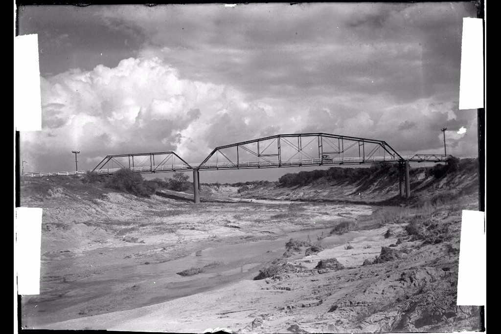 Bridge across Arroyo Colorado.