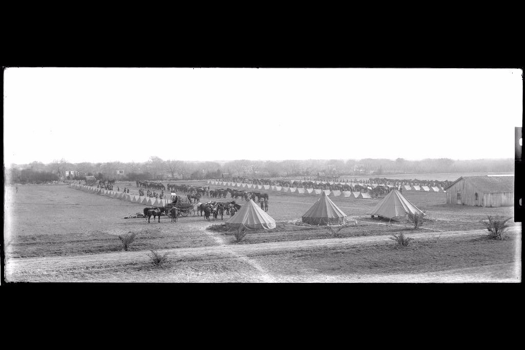 Cavalry camp.