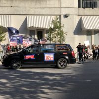 Wind Therapy Freedom Riders and others rally in support of Austin Police and against Austin Mayor Steve Adler. (Photo: Bismarck D. Andino)
