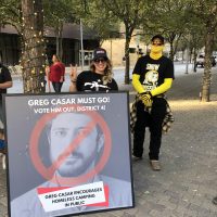 Wind Therapy Freedom Riders and others rally in support of Austin Police and against Austin Mayor Steve Adler. (Photo: Bismarck D. Andino)