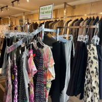 The UT Outpost has a career closet which includes professional women's clothing to wear to job interviews.(Photo: Oihane Ochoa Navarro, Reporting Texas TV)