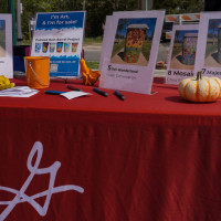 The City of Georgetown’s Water Conservation Team informed attendees about water conservation. (Mariela Villela/Reporting Texas TV)