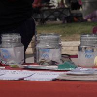 The City of Georgetown’s Water Conservation Team informed attendees about water conservation. (Mariela Villela/Reporting Texas TV)